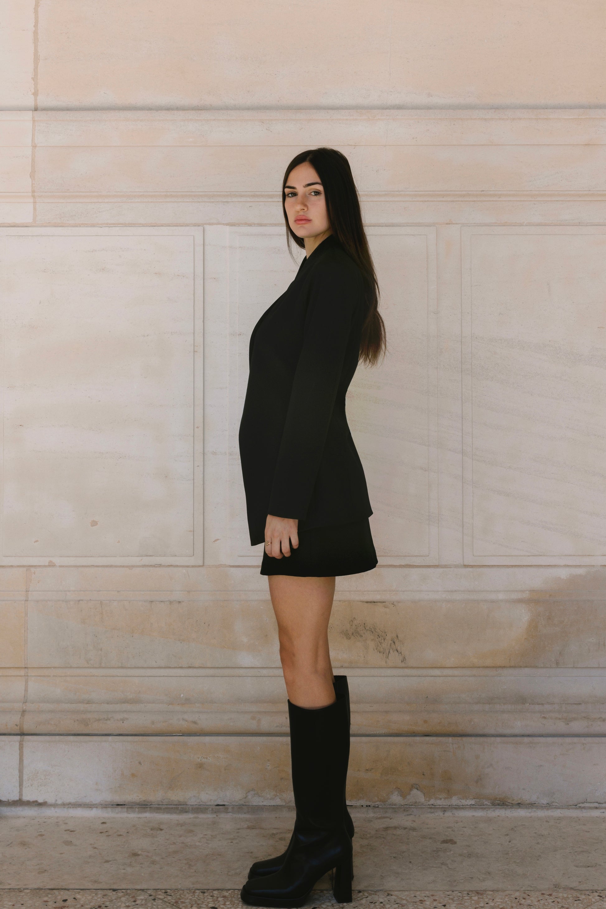 Crepe Perfect Mini Skirt