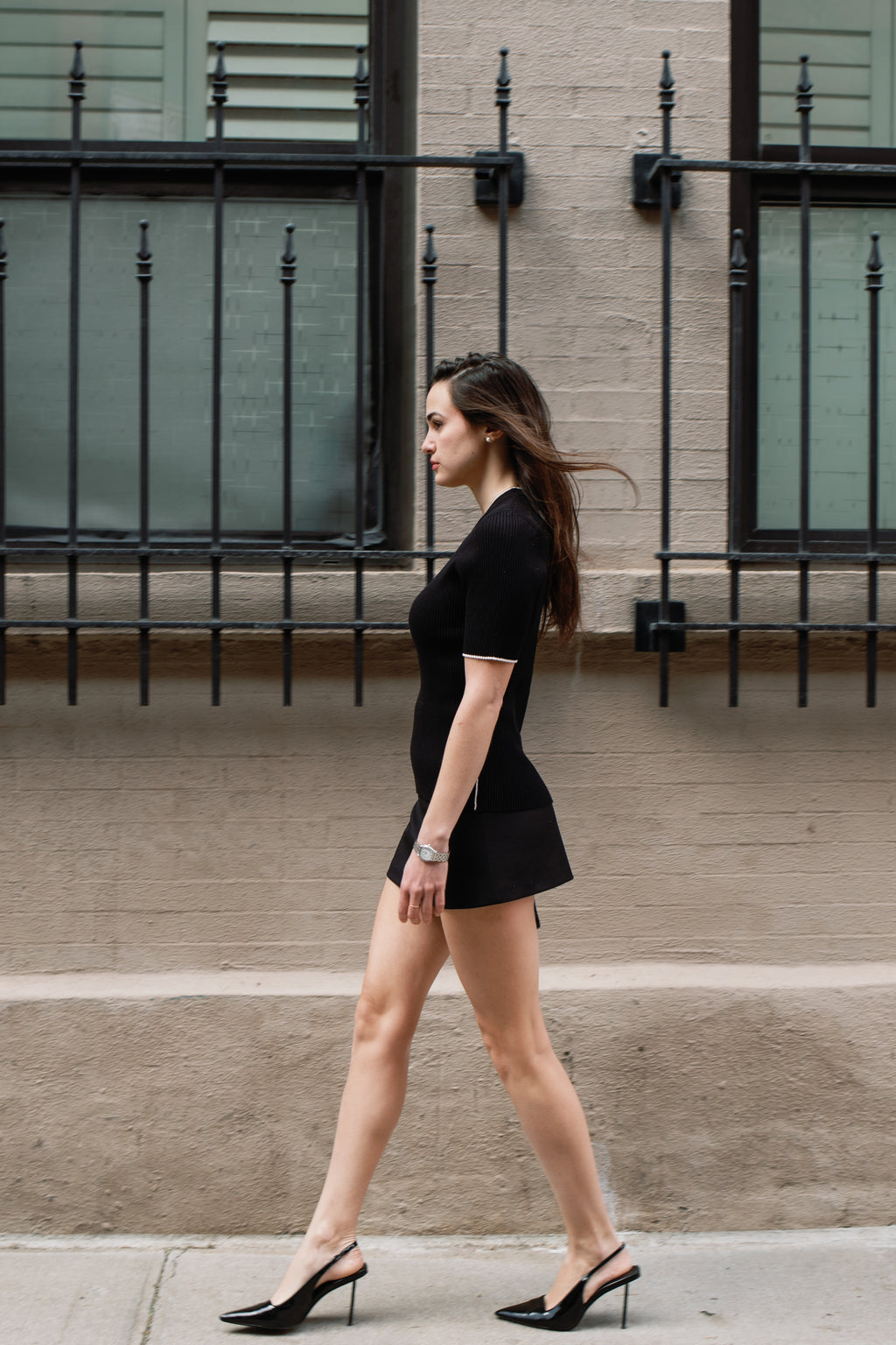 Crepe Perfect Mini Skirt