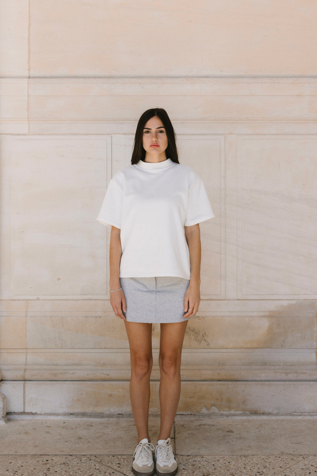 Mock Neck T Shirt