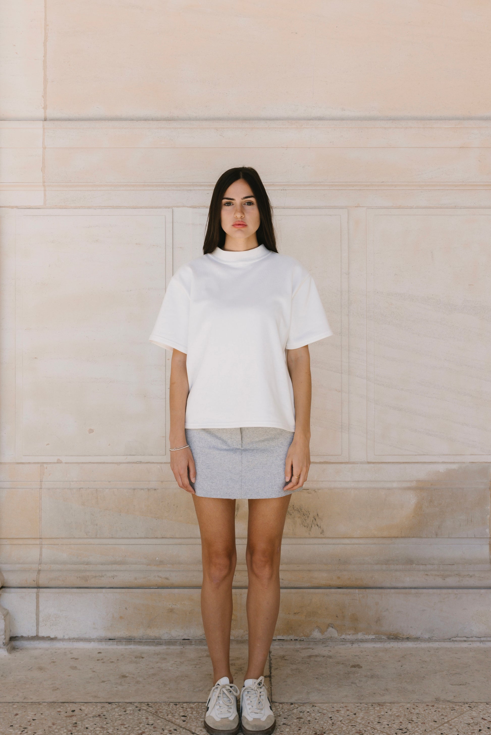 Mock Neck T Shirt